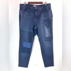 Patchwork Blue Jeans